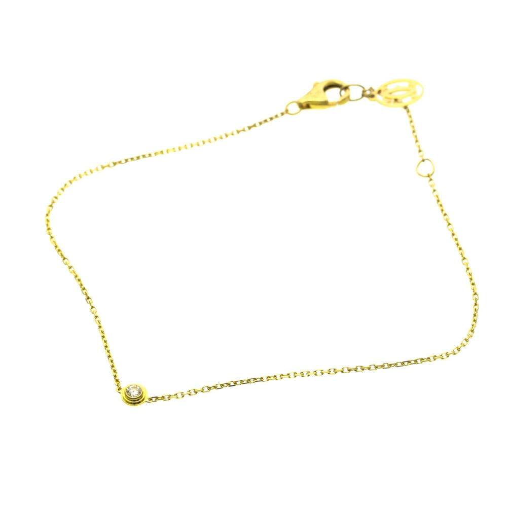 Cartier D'Amour Diamond Bracelet XS Yellow Gold (18K) Diamond Charm Bracelet ...